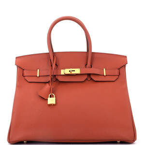 Hermes Birkin 35 Brown Togo with Gold Hardware